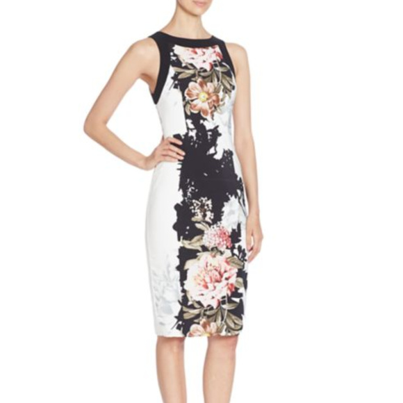 black halo mindy sheath dress